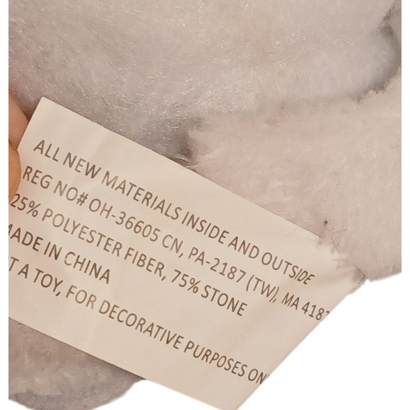 Christmas Gnome Decoration Plush Doll Nordic Santa Elf Gray White Beard Holiday - Picture 6 of 10